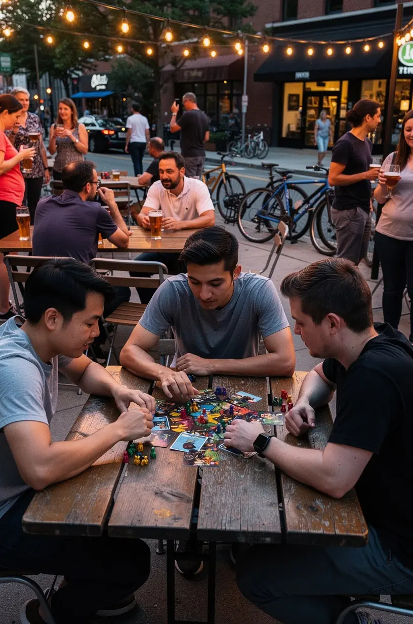 People enjoying a regional social gathering event.